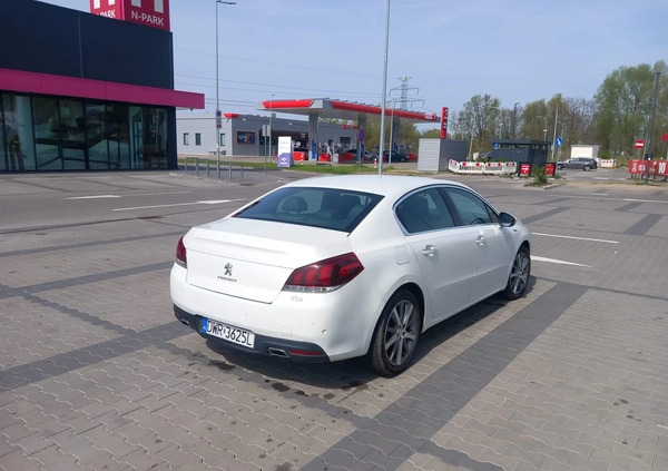 Peugeot 508 cena 38000 przebieg: 175326, rok produkcji 2017 z Kolno małe 137